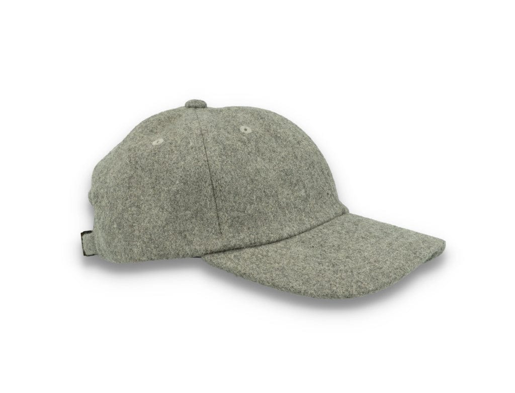 Low Profile Melton Wool Dad Cap Flexfit 6245MW Heather Grey - LOKK