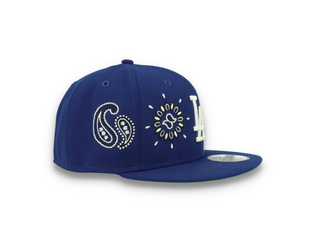 59FIFTY MLB All Over Print Paisley Los Angeles Dodgers Team/White - LOKK