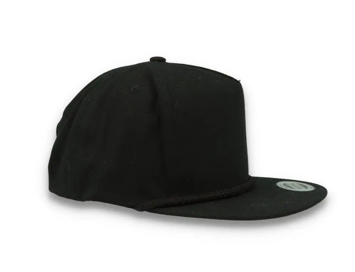 Classic Poplin Golf Cap 6002 Black - LOKK