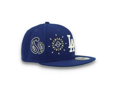 59FIFTY MLB All Over Print Paisley Los Angeles Dodgers Team/White