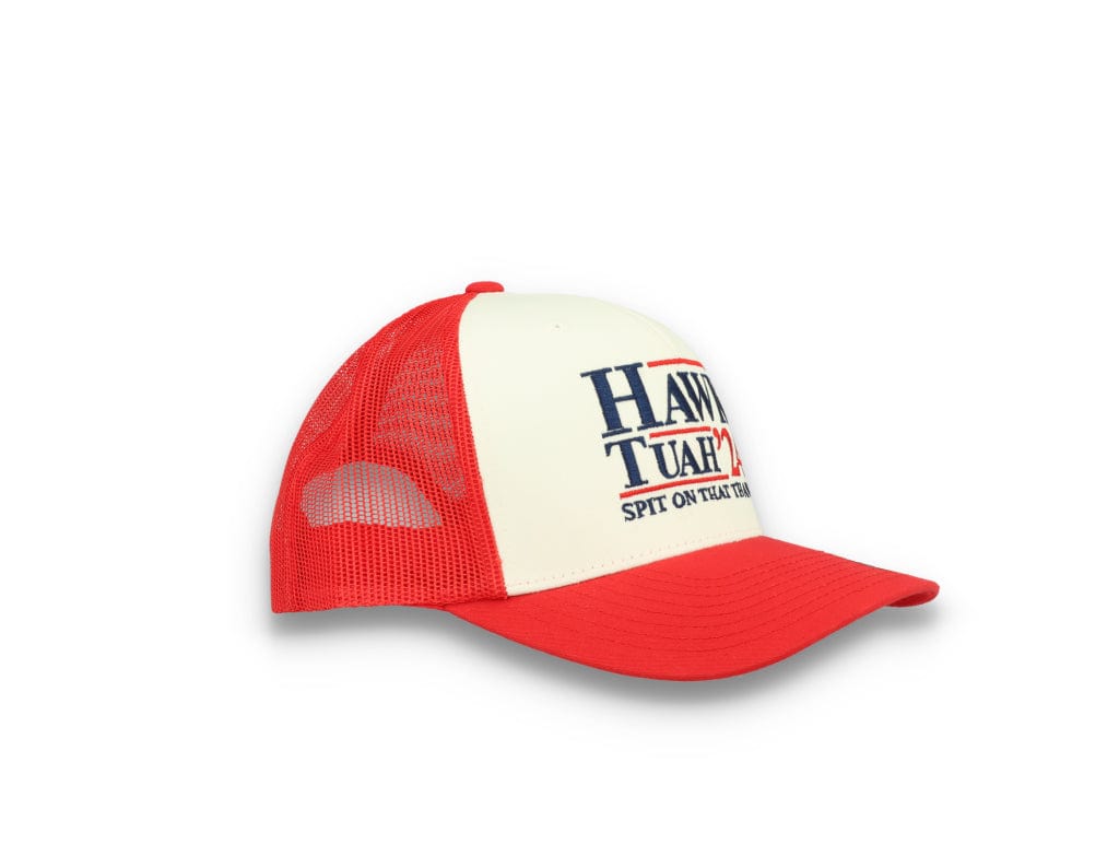 Hawk Tuah 24 - 6606 Retro Trucker Cap Red/White/Red