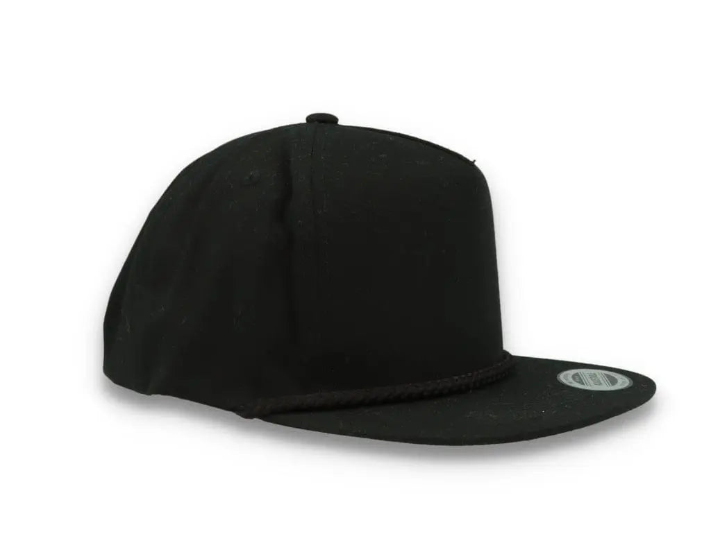 Classic Poplin Golf Cap 6002 Black - LOKK