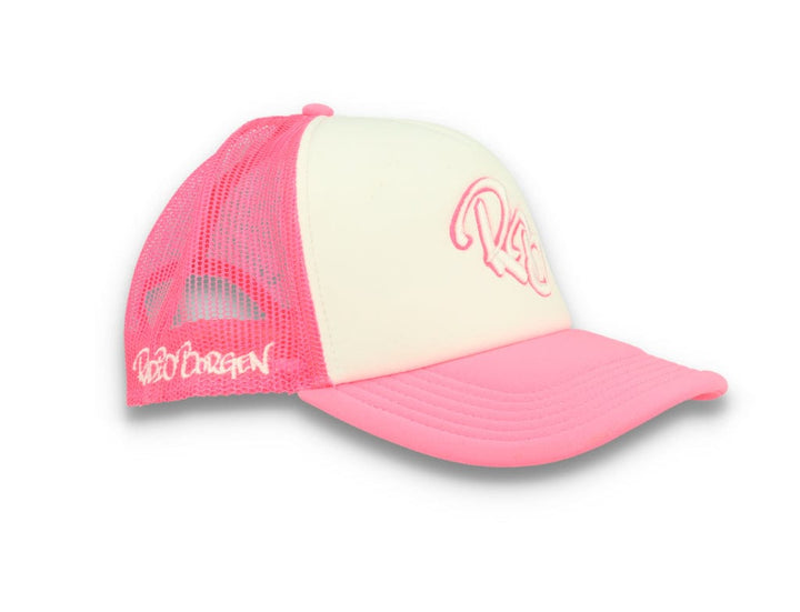 LOKK X RADIO BORGEN Trucker Pink/White - LOKK