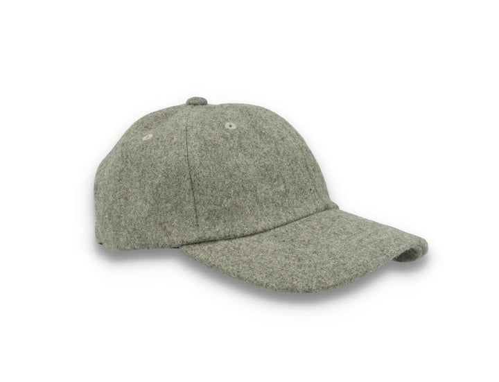Low Profile Melton Wool Dad Cap Flexfit 6245MW Heather Grey - LOKK