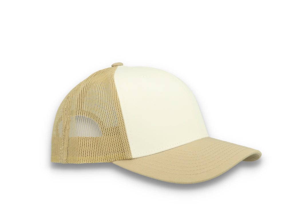 Retro Trucker Dark Khaki/White/Khaki Flexfit 6606CF