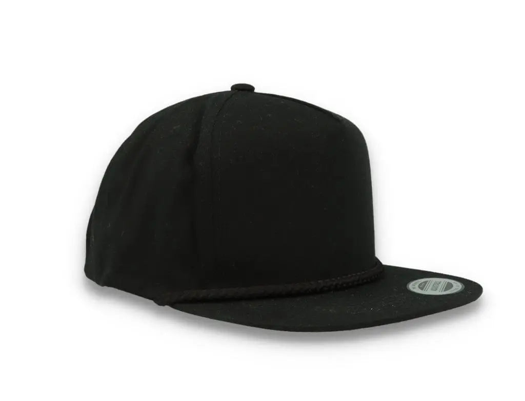 Classic Poplin Golf Cap 6002 Black - LOKK