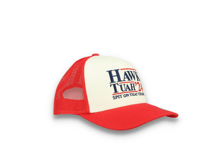 Hawk Tuah 24 - 6606 Retro Trucker Cap Red/White/Red