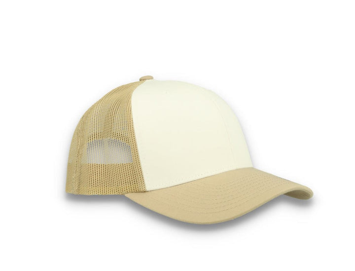 Retro Trucker Dark Khaki/White/Khaki Flexfit 6606CF