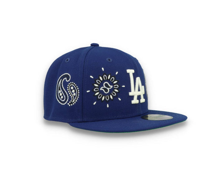 59FIFTY MLB All Over Print Paisley Los Angeles Dodgers Team/White - LOKK