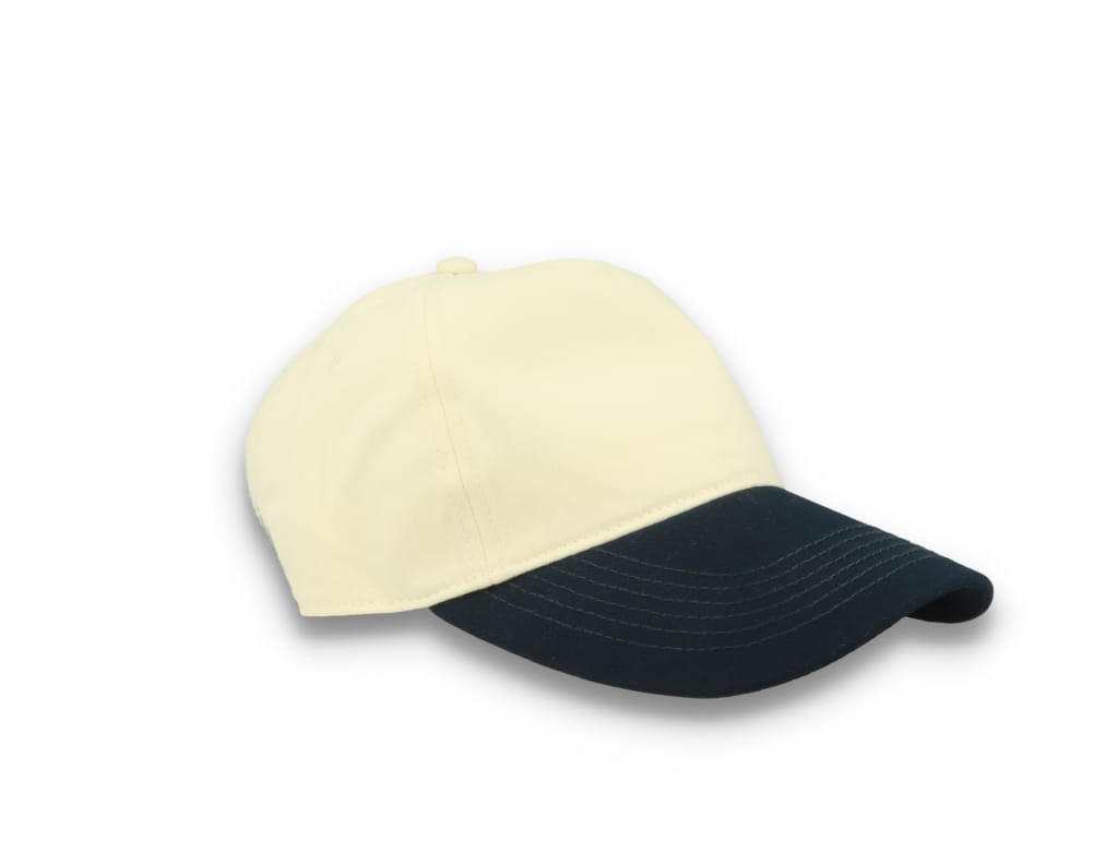 Contrast Peak Leisure Cap Natural/French Navy