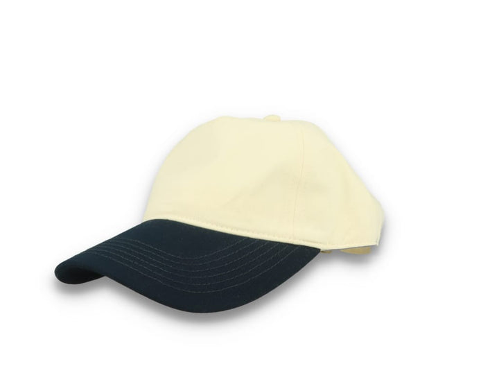 Contrast Peak Leisure Cap Natural/French Navy