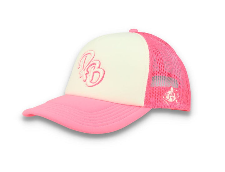 LOKK X RADIO BORGEN Trucker Pink/White - LOKK