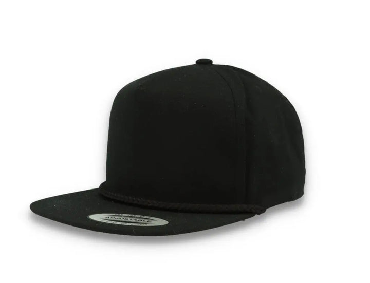 Classic Poplin Golf Cap 6002 Black - LOKK