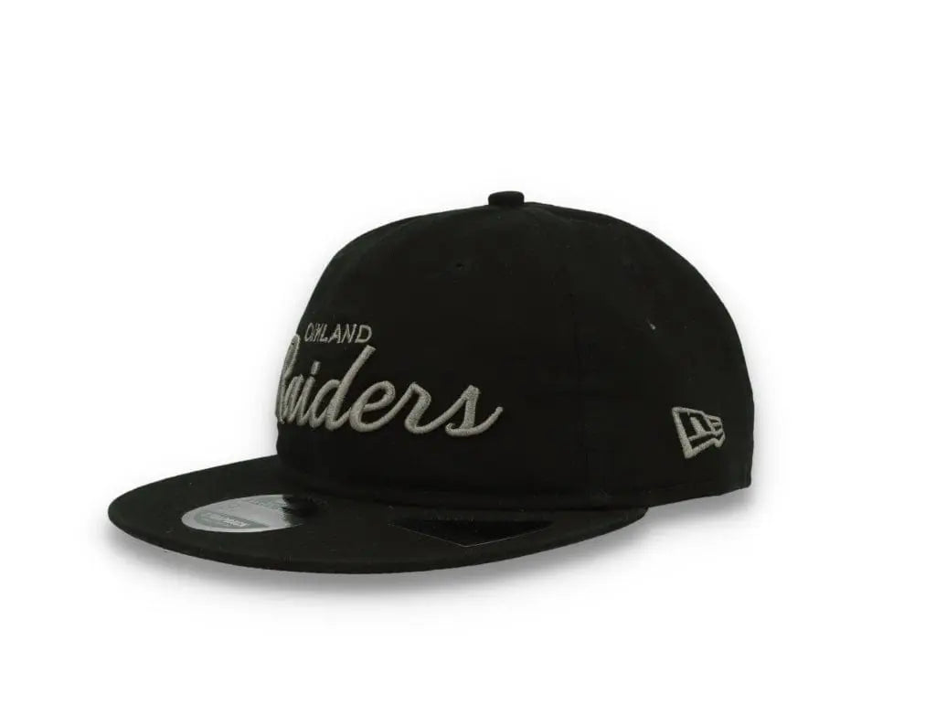 9FIFTY NFL Retro Crown Las Vegas Raiders Black - LOKK