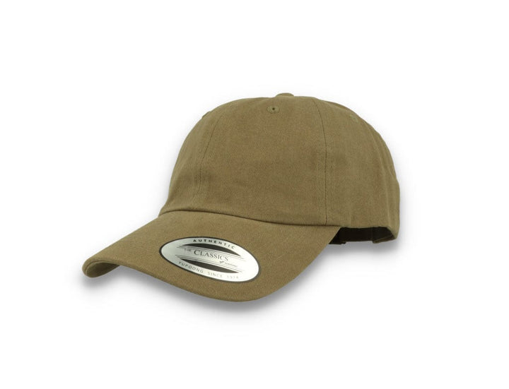 Flexfit Strap Cap 6245PT Peached Cotton Twill Loden Green - LOKK