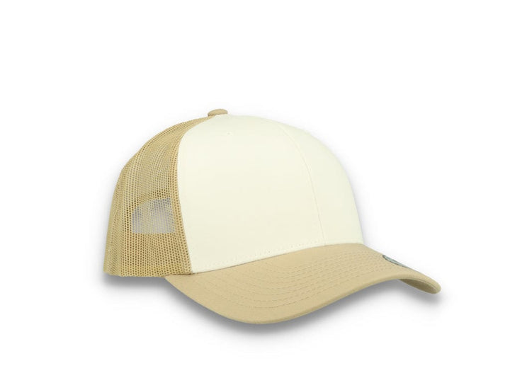 Retro Trucker Dark Khaki/White/Khaki Flexfit 6606CF