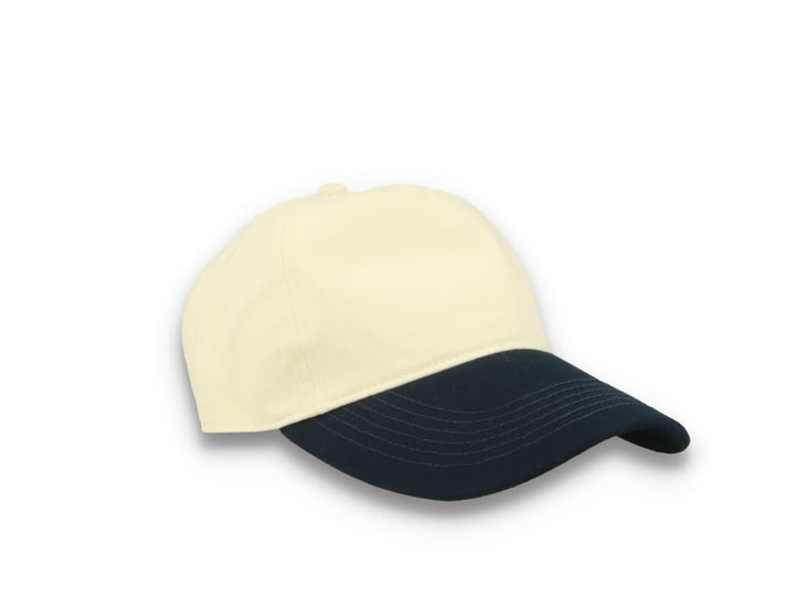 Contrast Peak Leisure Cap Natural/French Navy