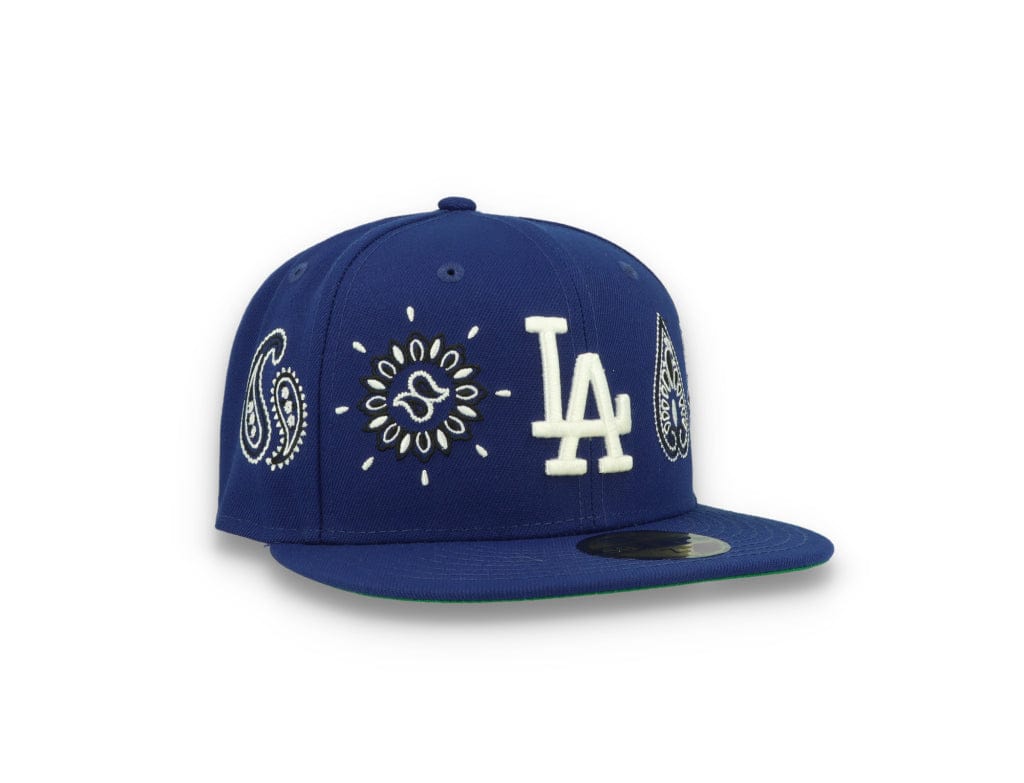 59FIFTY MLB All Over Print Paisley Los Angeles Dodgers Team/White - LOKK