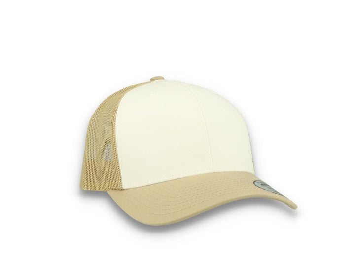 Retro Trucker Dark Khaki/White/Khaki Flexfit 6606CF