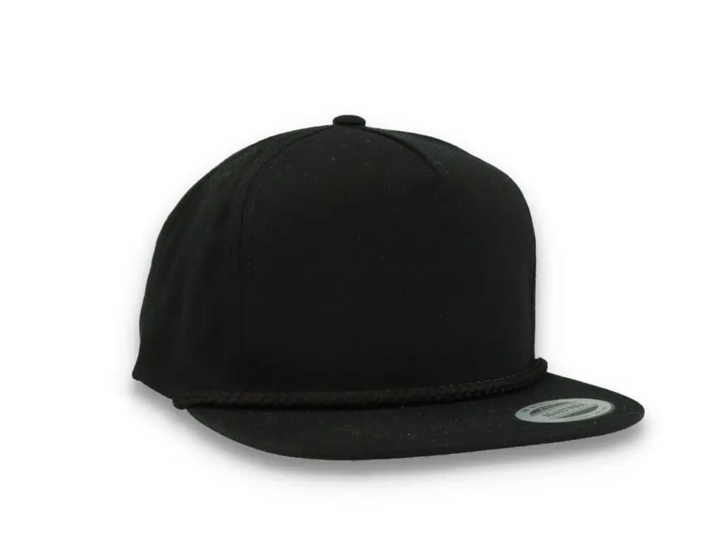 Classic Poplin Golf Cap 6002 Black - LOKK