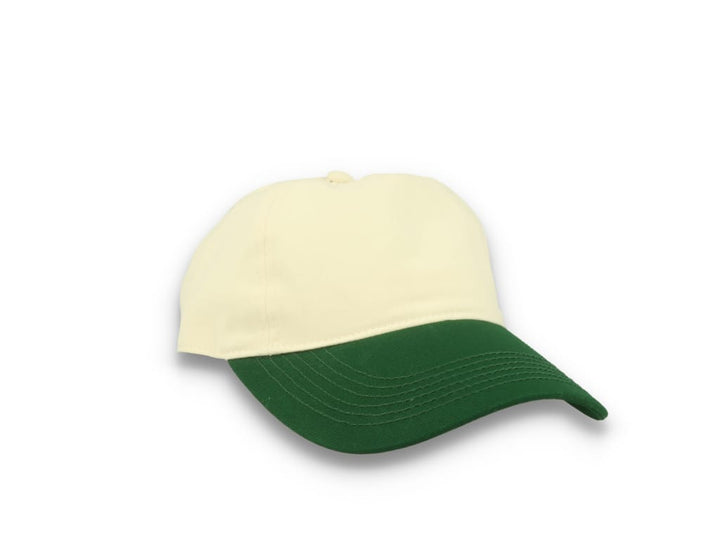 Contrast Peak Leisure Cap Natural/Forest Green