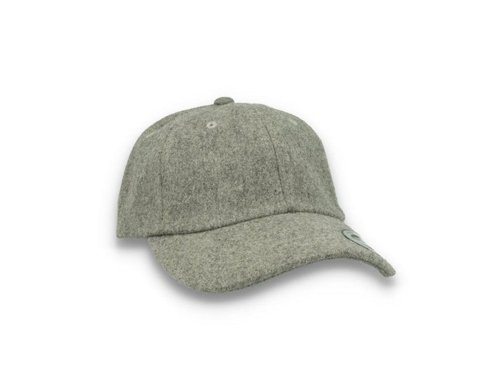Low Profile Melton Wool Dad Cap Flexfit 6245MW Heather Grey - LOKK