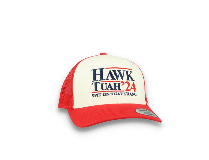 Hawk Tuah 24 - 6606 Retro Trucker Cap Red/White/Red