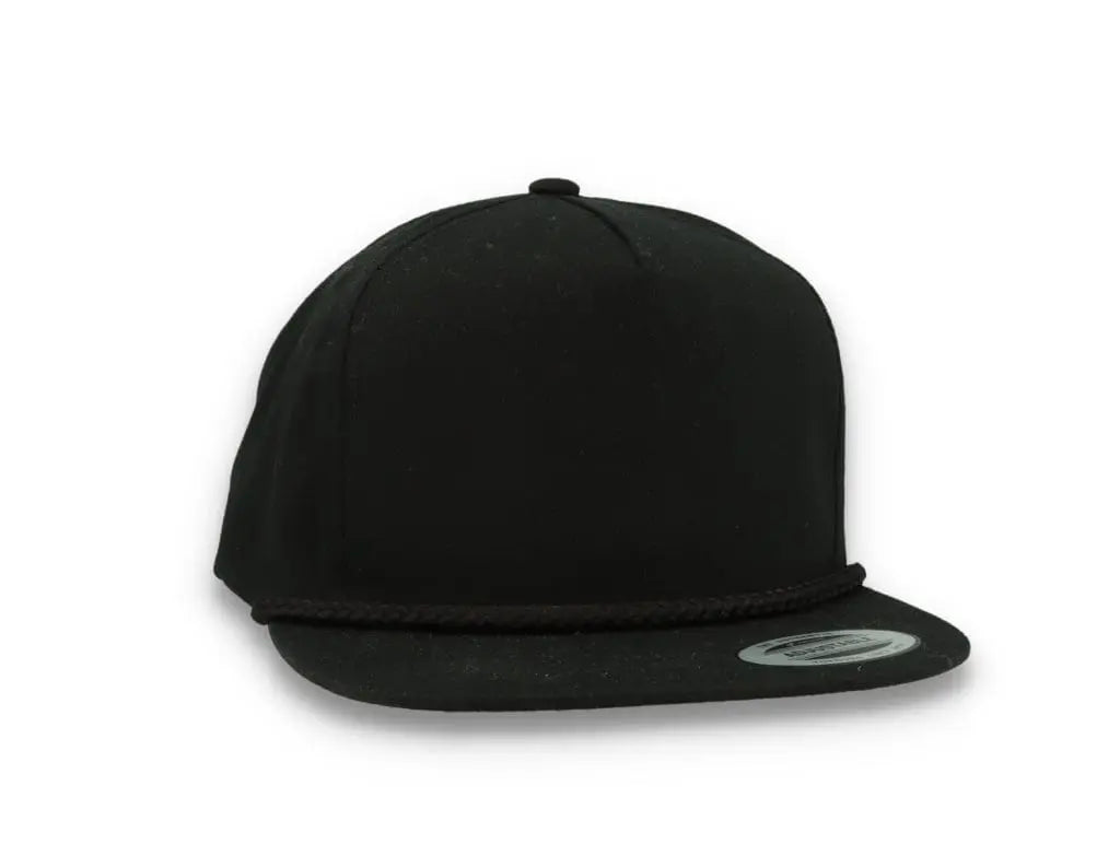 Classic Poplin Golf Cap 6002 Black - LOKK