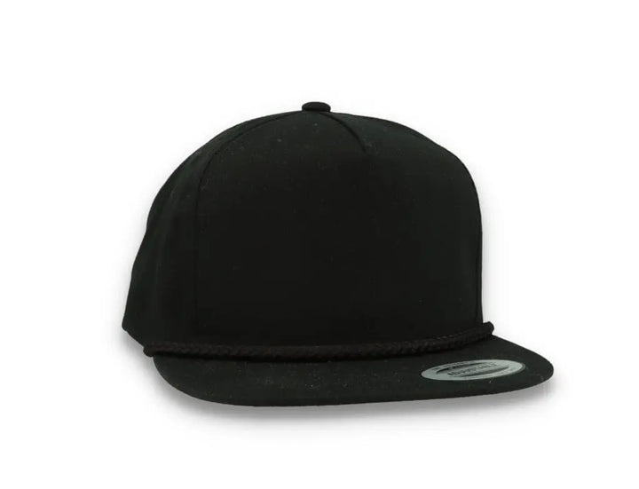Classic Poplin Golf Cap 6002 Black - LOKK