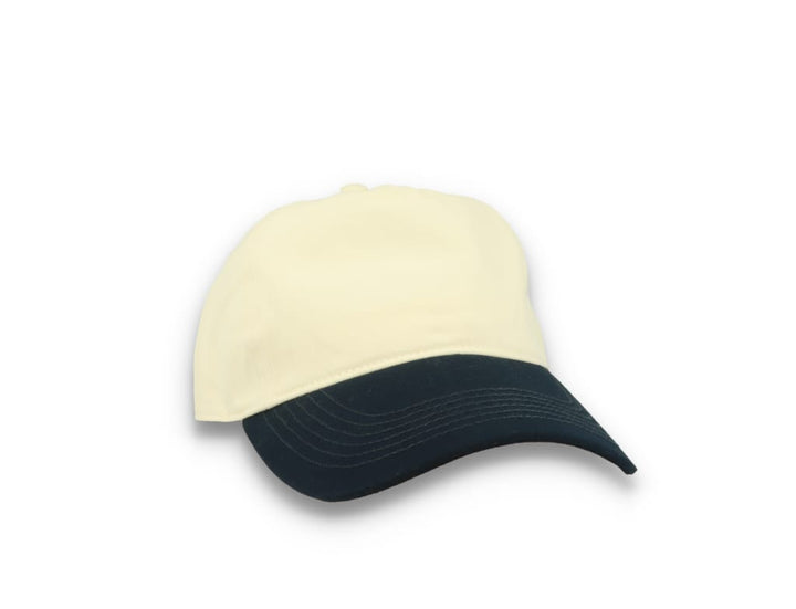 Contrast Peak Leisure Cap Natural/French Navy