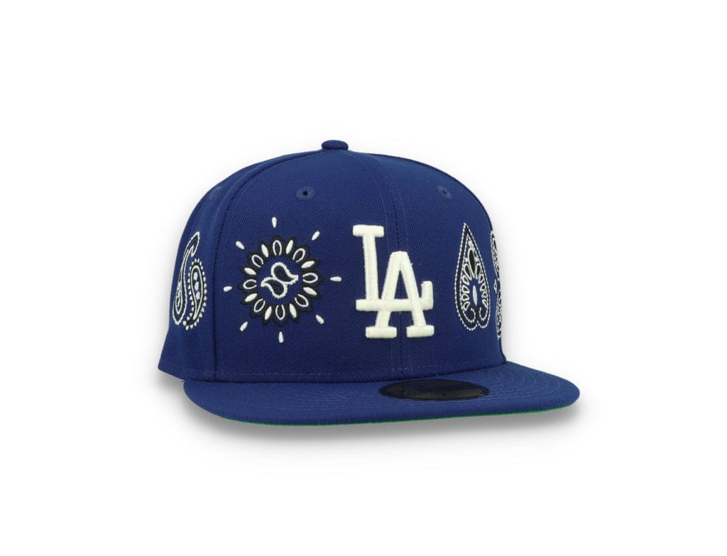 59FIFTY MLB All Over Print Paisley Los Angeles Dodgers Team/White - LOKK