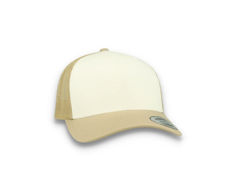 Retro Trucker Dark Khaki/White/Khaki Flexfit 6606CF