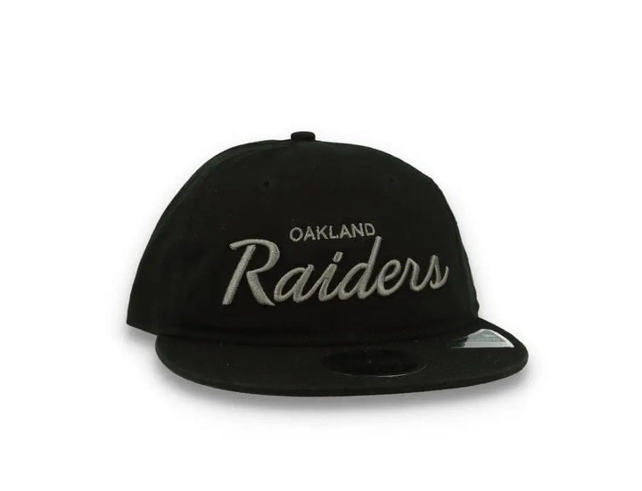 9FIFTY NFL Retro Crown Las Vegas Raiders Black - LOKK