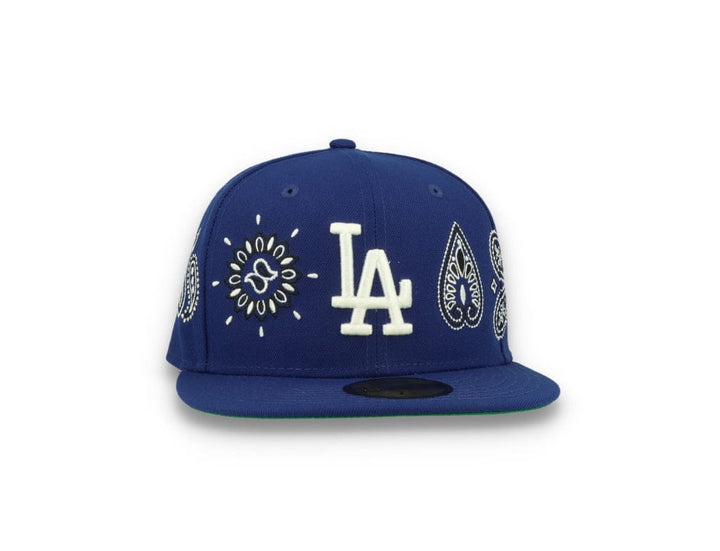 59FIFTY MLB All Over Print Paisley Los Angeles Dodgers Team/White - LOKK