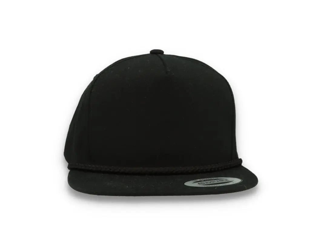 Classic Poplin Golf Cap 6002 Black - LOKK