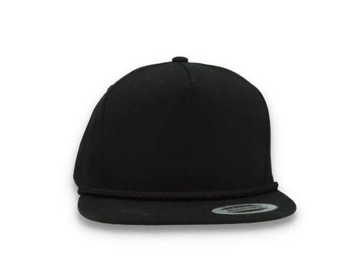 Classic Poplin Golf Cap 6002 Black - LOKK