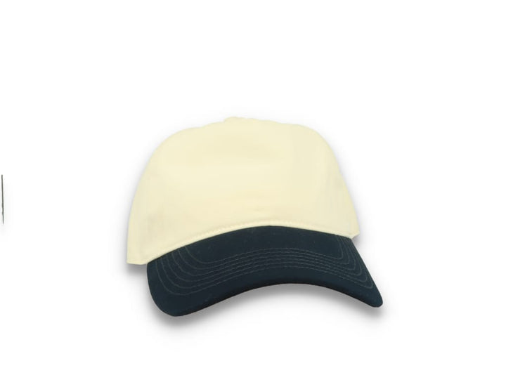 Contrast Peak Leisure Cap Natural/French Navy