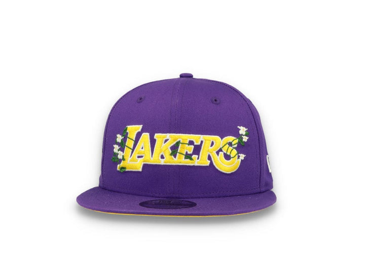 9FIFTY Flower Wordmark Los Angeles Lakers Purple - LOKK