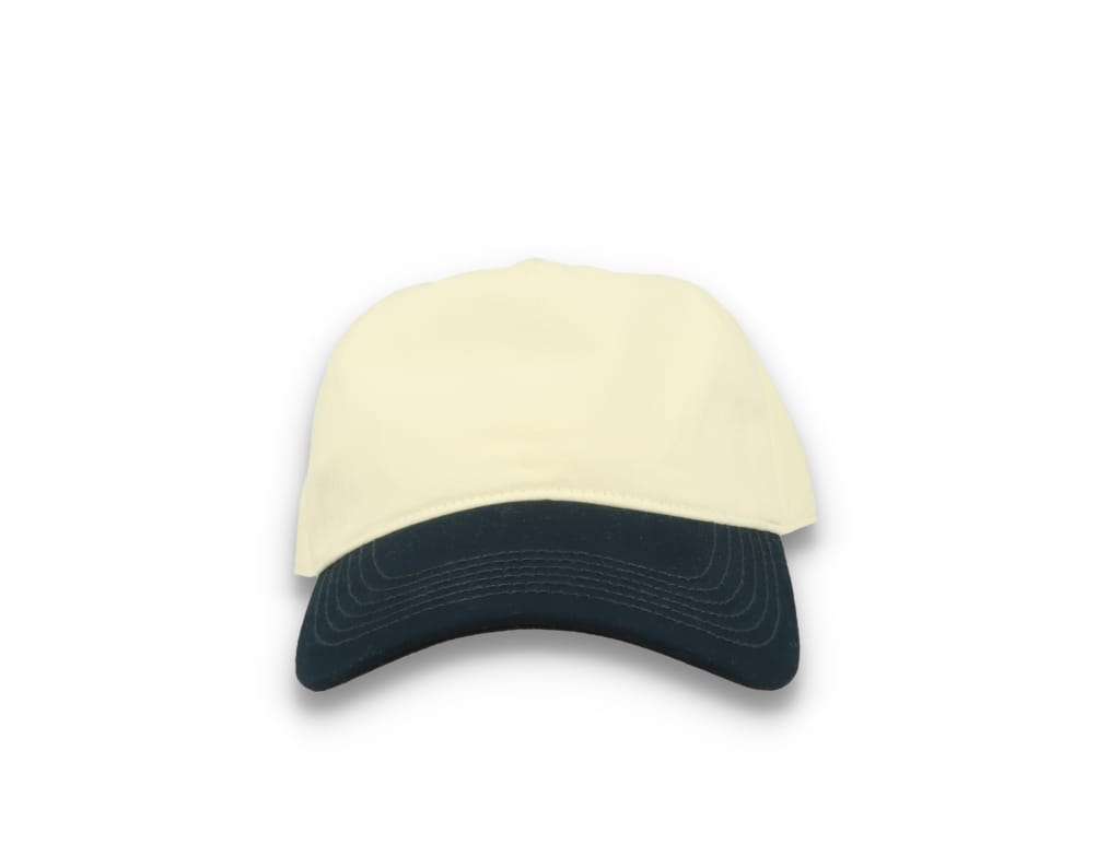 Contrast Peak Leisure Cap Natural/French Navy