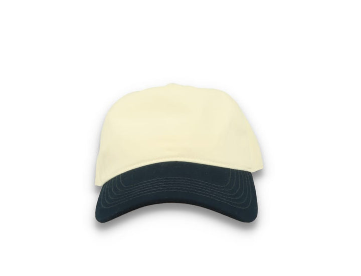 Contrast Peak Leisure Cap Natural/French Navy