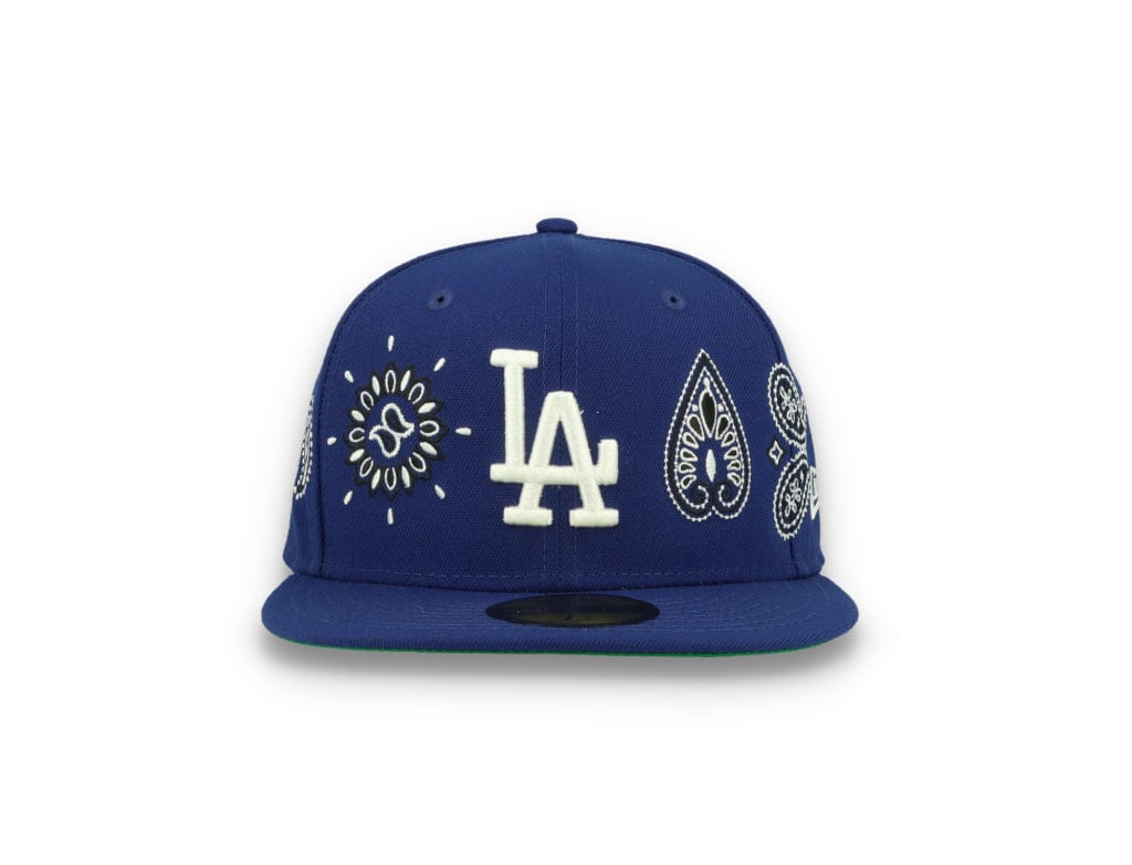 59FIFTY MLB All Over Print Paisley Los Angeles Dodgers Team/White - LOKK