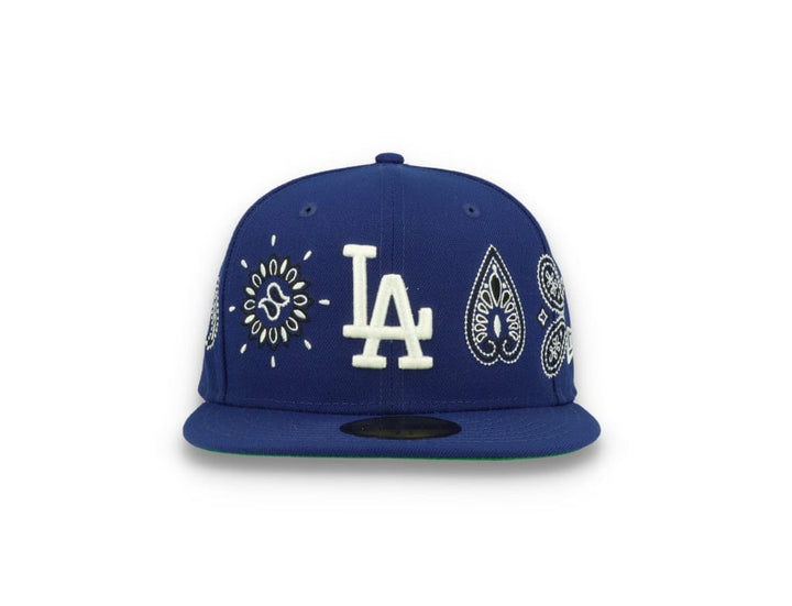 59FIFTY MLB All Over Print Paisley Los Angeles Dodgers Team/White - LOKK