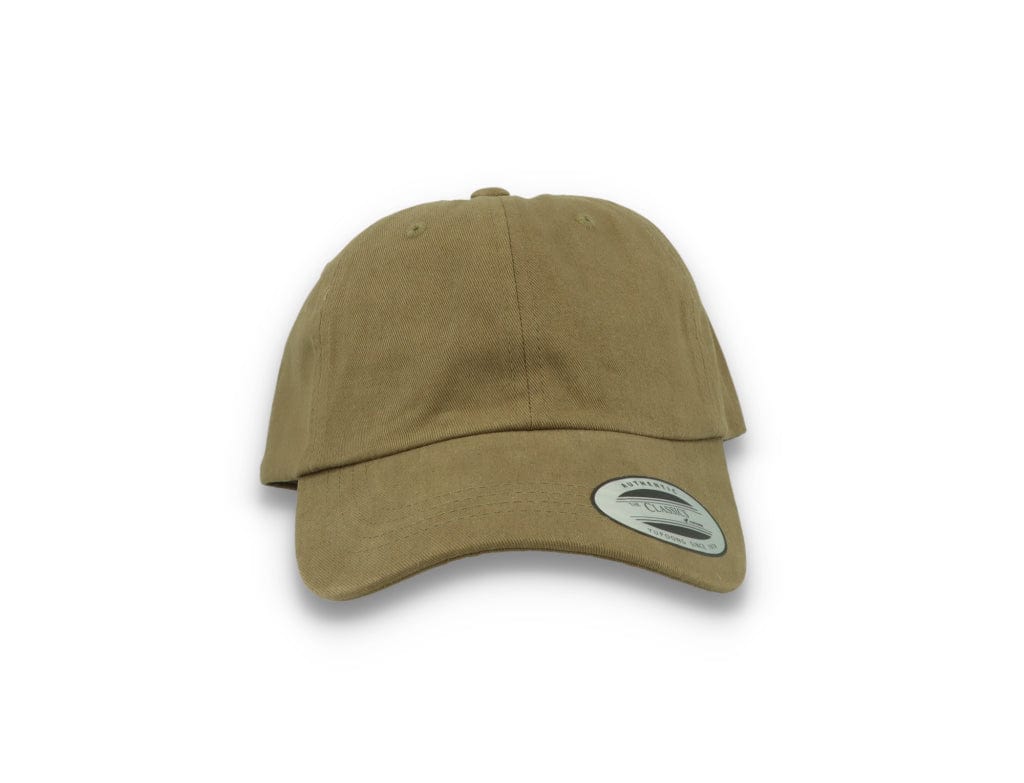 Flexfit Strap Cap 6245PT Peached Cotton Twill Loden Green - LOKK