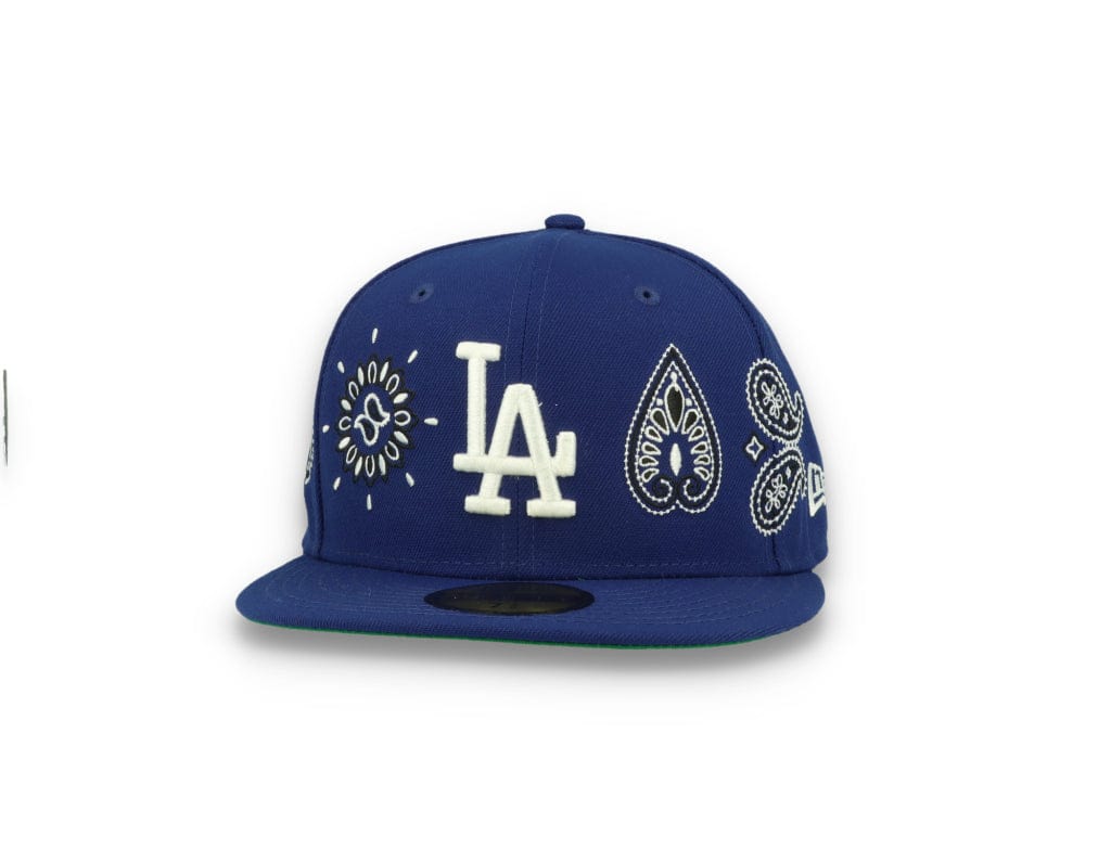 59FIFTY MLB All Over Print Paisley Los Angeles Dodgers Team/White - LOKK