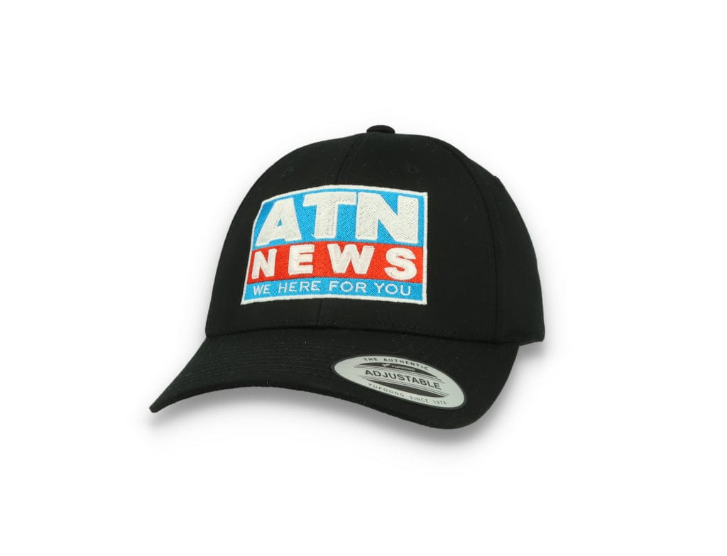 ATN News Classic Curved Snapback Black - LOKK