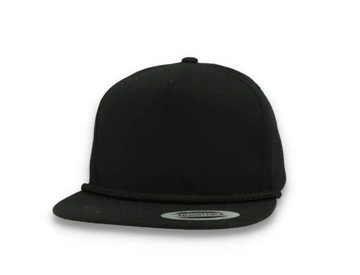 Classic Poplin Golf Cap 6002 Black - LOKK