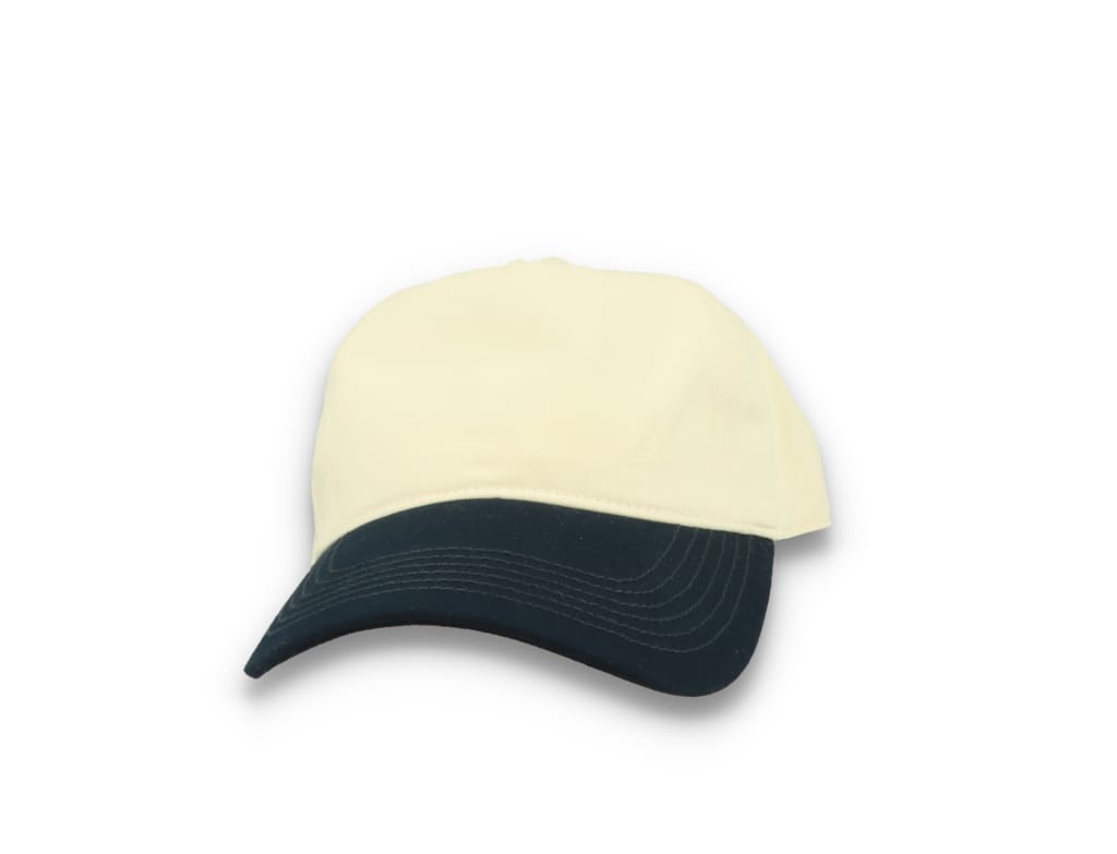 Contrast Peak Leisure Cap Natural/French Navy
