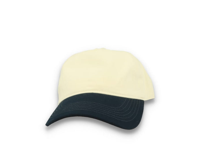 Contrast Peak Leisure Cap Natural/French Navy