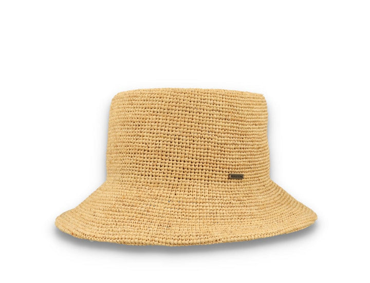 Ellee Straw Bucket Hat Tan