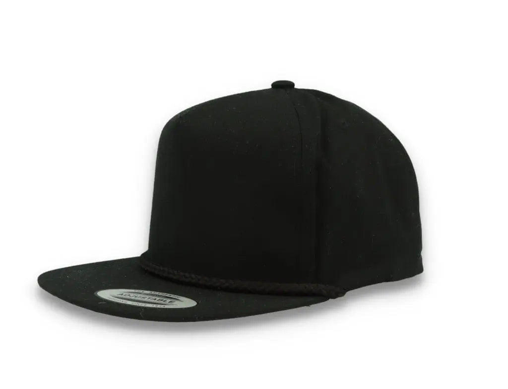 Classic Poplin Golf Cap 6002 Black - LOKK